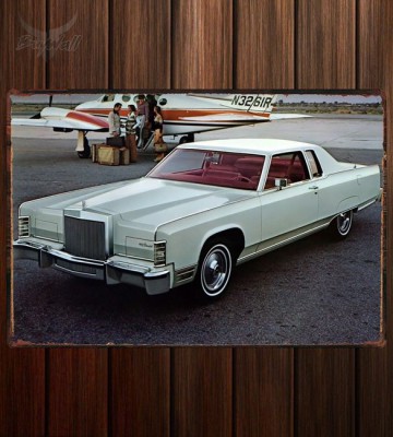 Металлическая табличка Lincoln Continental Town Coupe 385